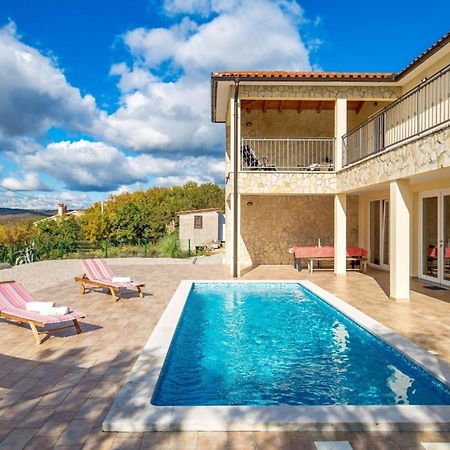 Wonderful Labin Villa With Private Pool And Sea Views Exteriör bild