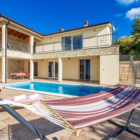 Wonderful Labin Villa With Private Pool And Sea Views Exteriör bild